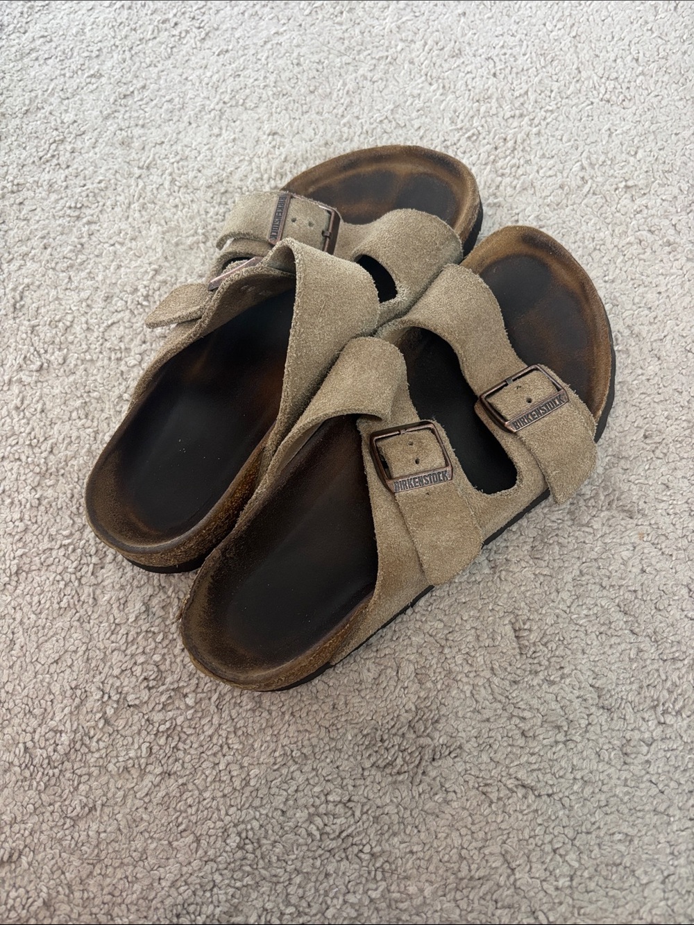 Suede soft bed Birkenstocks